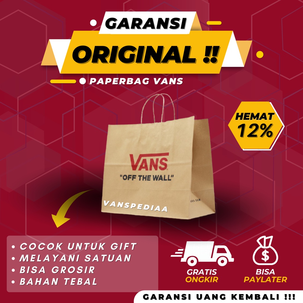 

Paper Bag Vans Coklat Polos Paperbag Tote Bag Vans Tas Kertas Coklat Polos Vans