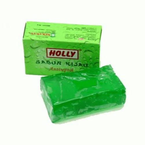 Sabun Hijau Holly Antiseptik Anti Jerawat dan Gatal Gatal Panu Kudas Kurap Anti Jamur 80gr Sabun hol