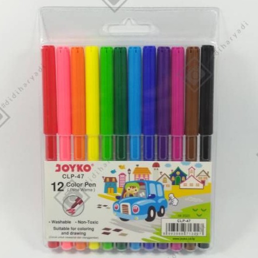 

Color Pen Joyko CLP-47 12 Warna