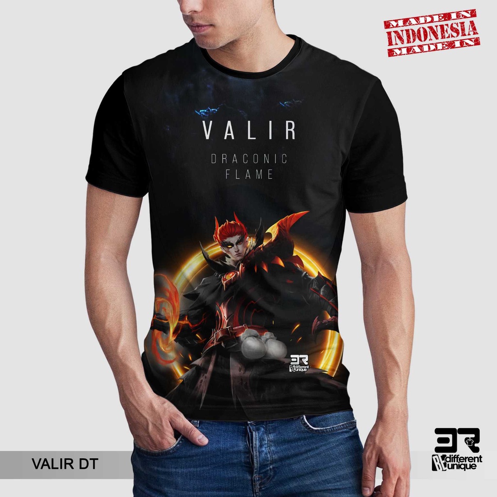 [ COD ] KAOS PRINTING GAMBAR GAME MOBILE LEGEND VALIR - BAJU DISTRO ORIGINAL GAMBAR MOBILE LEGENDS M