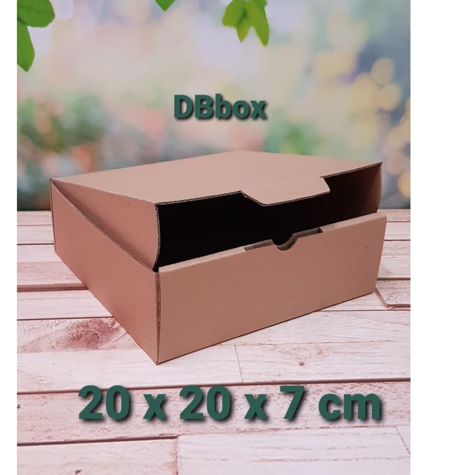 

☈ ( 10 pcs )Kardus 20x20x7 cm...Die Cut untuk kotak Aksesoris dll, model box pizza ◌