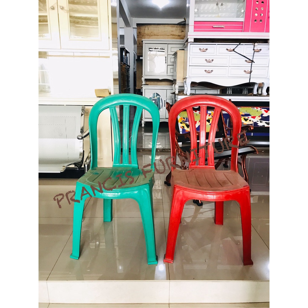 KURSI PLASTIK NAPOLLY KURSI PLASTIK SANTAI SENDERAN TINGGI KURSI HAJATAN PLASTIK