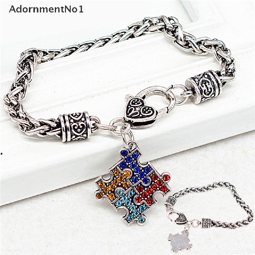 (AdornmentNo1) Gelang Bangle Rantai Twist Hias Berlian Imitasi Untuk Wanita