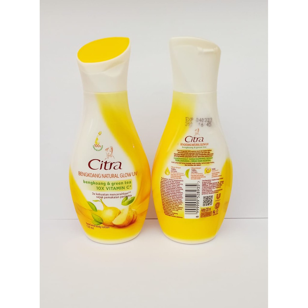 Citra Hand Body Lotion Bengkoang Natural Glow UV 120 ml