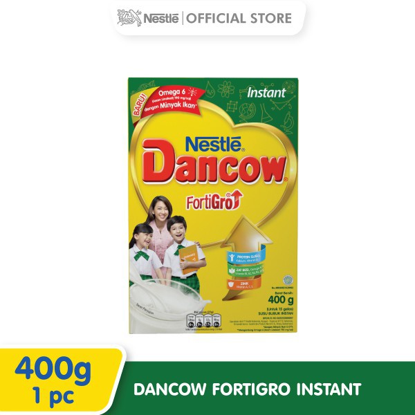 

NESTLE DANCOW Fortigro Susu Bubuk Instan Usia Sekolah Box 400g