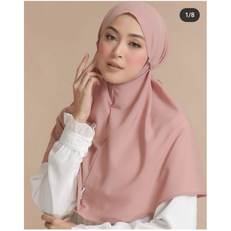 Hijab Bergo Maryam tali nonpet diamond size S