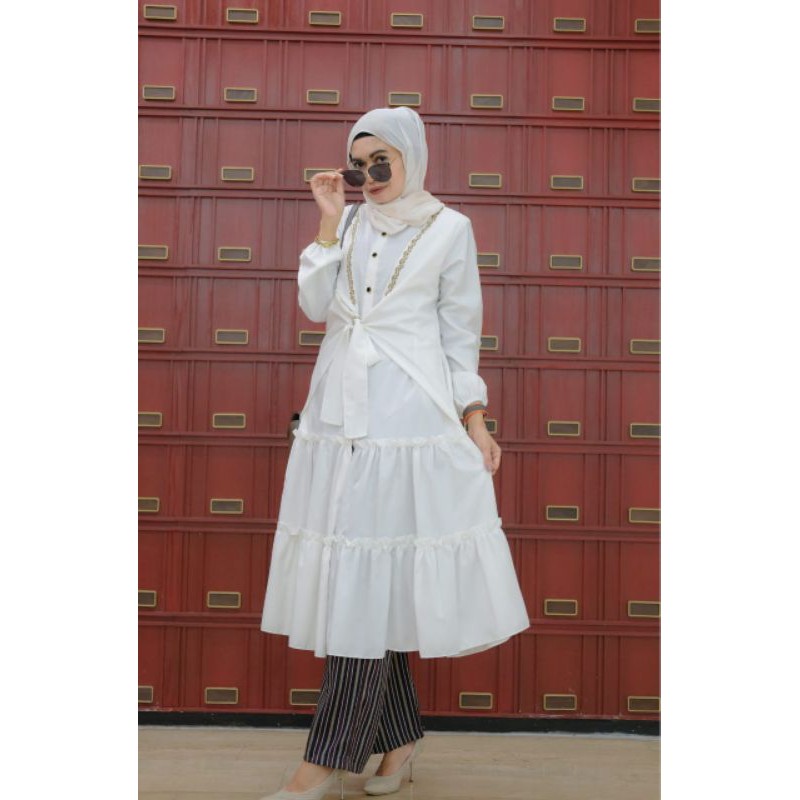 SYAFA ORI BY DCL PREMIUM STELAN LONG TUNIC DAN CELANA