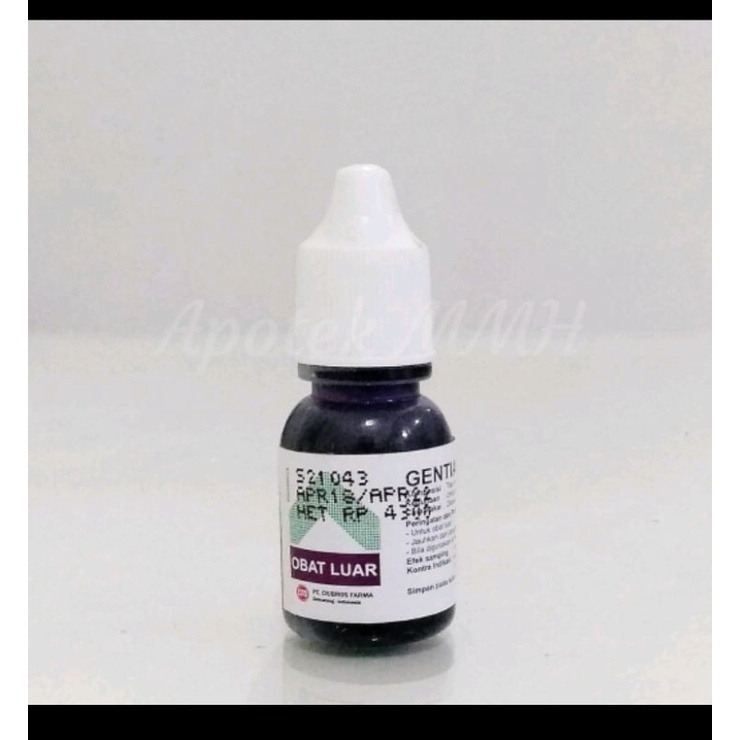 GENTIAN VIOLET 1% 10ML - ED 12/2026