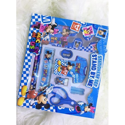 

kotak pensil mickey mouse stationary set