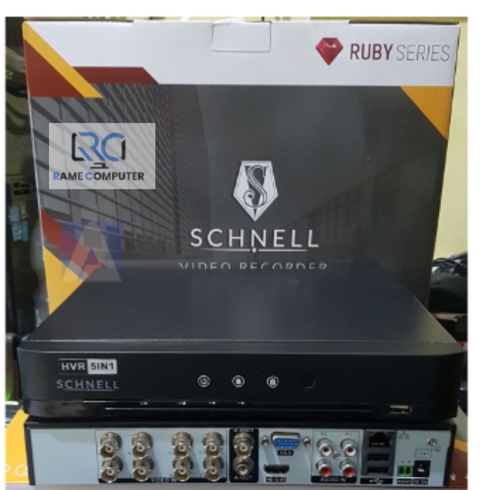 DVR SCHNELL SCH XS-5N104 / 4CH 4 Channel 5MP / 5 in 1 / Premium DVR Ruby Series