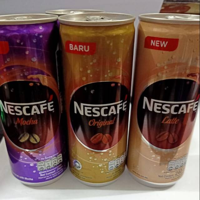 

Nescafe kaleng varian rasa per kaleng