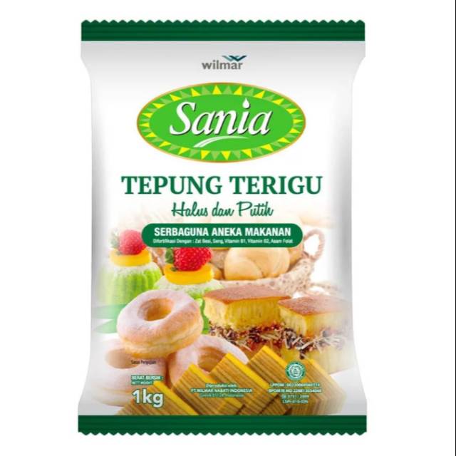 

Tepung terigu sania / tepung segitiga biru