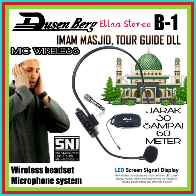 MIC IMAM WIRELESS DUSENBERG B 1 BANDO WIRELESS CONECT AMPLIFIER TOA