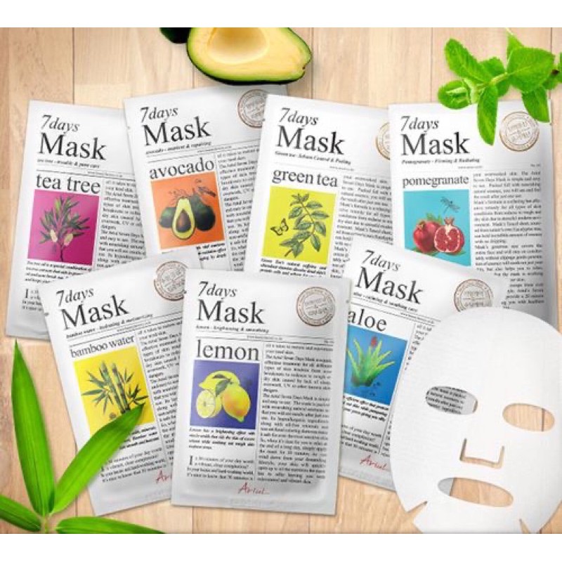 Sheet Mask ARIUL7DAYS