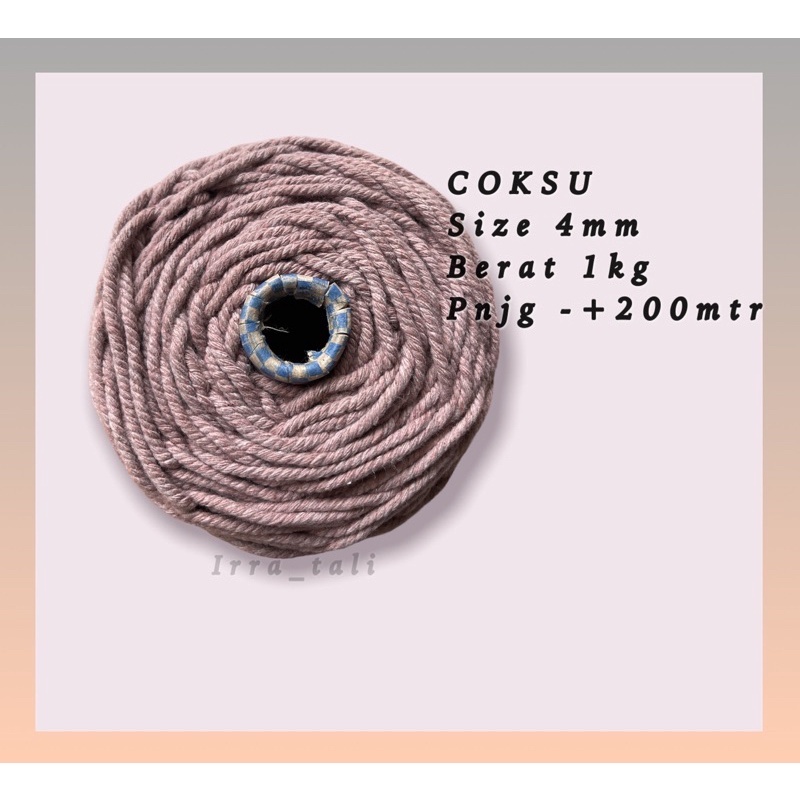 Tali katun warna|| COKSU 1kg