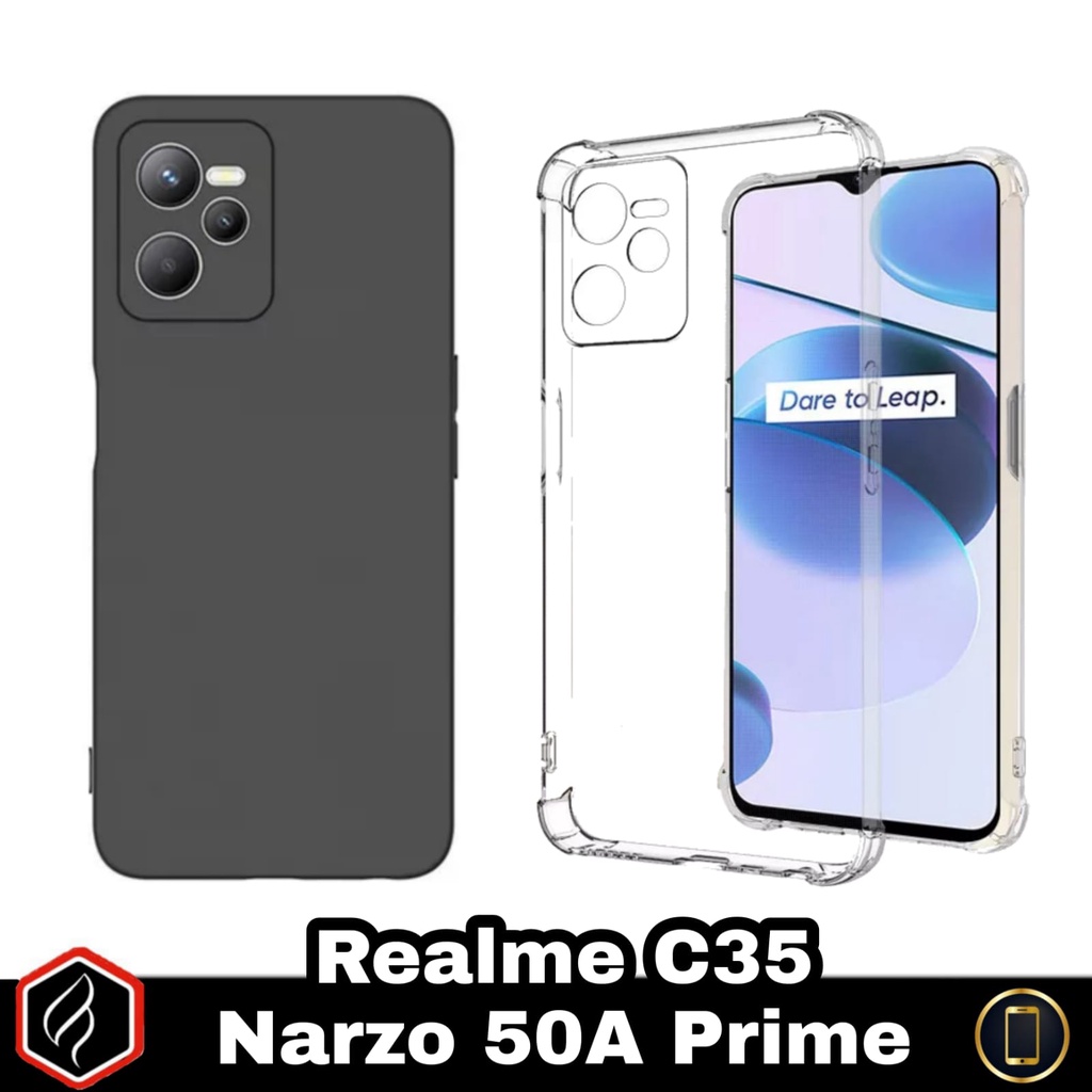 Promo Case REALME C35 / NARZO 50A PRIME / C31 / C30 SoftCase Clear Transparans/Case Airbag/softcase Anti Crack Proteck Camera Case Fusion Xundd Realme C31