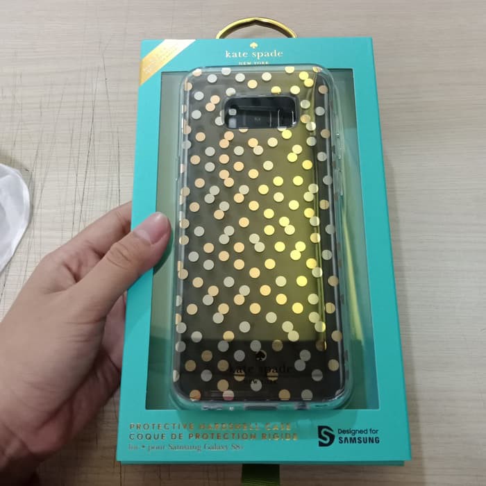 Kate Spade Samsung Galaxy S8+ Protective Hardshell Case Polkadot