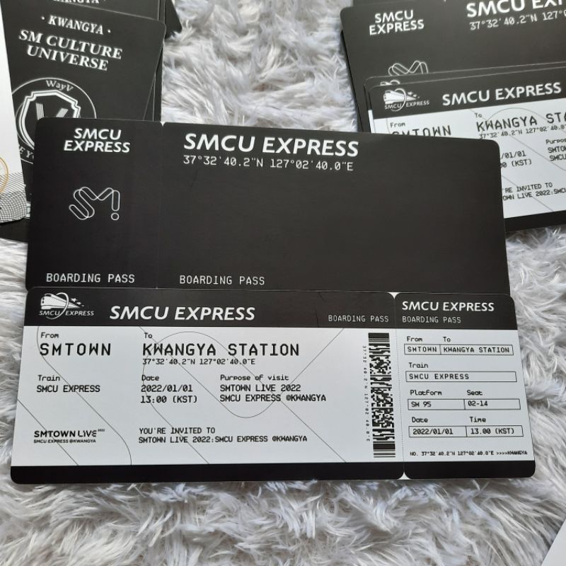 SMCU EXPRESS TICKET KONSER FANMADE BY watermlninblue