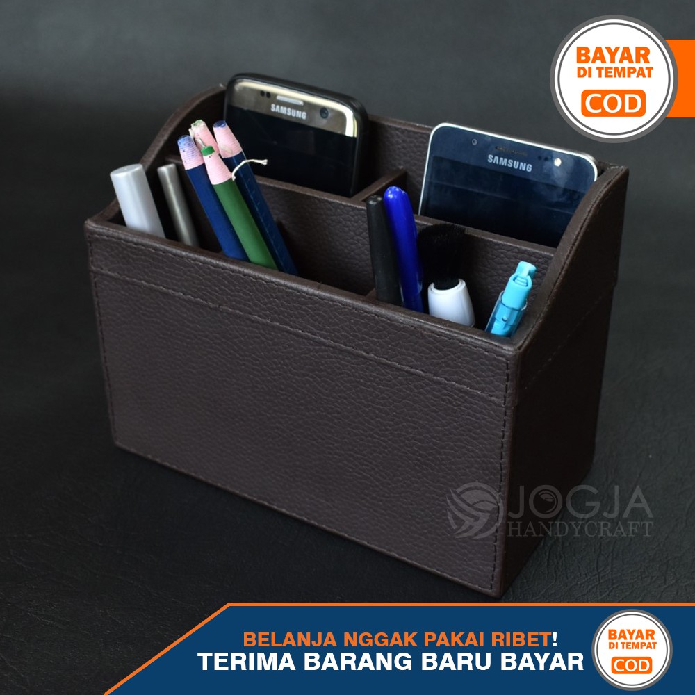 Tempat HP dan Pena / Pen Holder / Desktop Organizer / Stationery Stand