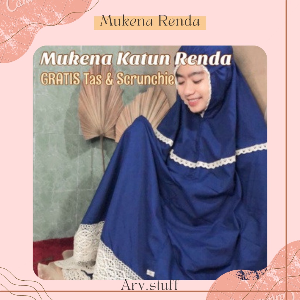 MUKENA KATUN RENDA / Rukuh khadijah series Hampers ramadhan idul fitri eid gift box parcel lebaran termurah riyoyo ramadan ramadhan hantaran idul fitri motif elegan dan tersedia banyak varian warna