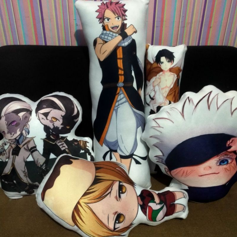 custom dakimakura mini anime attack on Titan kimetsu no yaiba 20x60 cm 2 hari