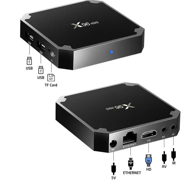 X96 Mini Android 7.1 Tv Box 2Gb 16Gb Wifi 2.4Ghz X96Mini Iptv Set-Top Kode 1092