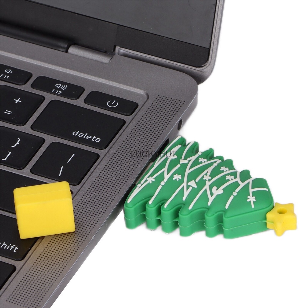 Flashdisk USB2.01GB 32 16 8GB 64GB 128GB Flashdisk Perangkat Penyimpanan Memory Stick U Disko Lucu Kartun Pohon