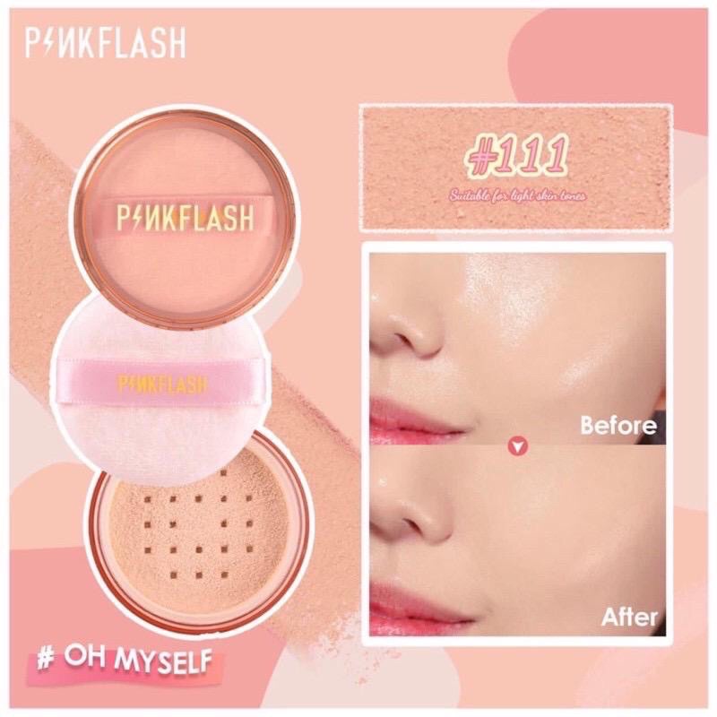 PINKFLASH  PF-F06 LOOSE POWDER OIL CONTROLLER / BEDAK TABUR KONTROL MINYAK