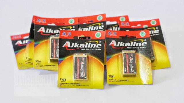 Baterai ABC alkaline kotak 9v