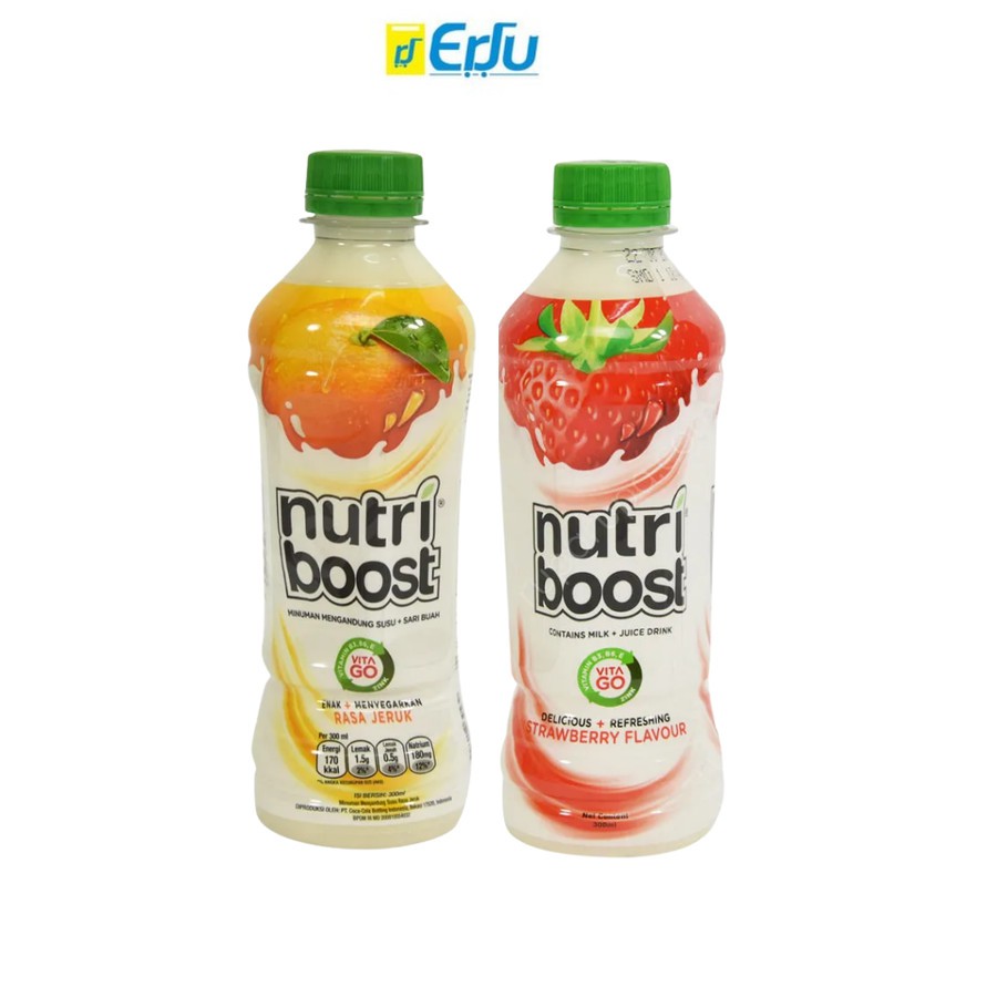 

NutriBoost Flavour Kemasan Botol 300ml Rasa Orange dan Strawbery