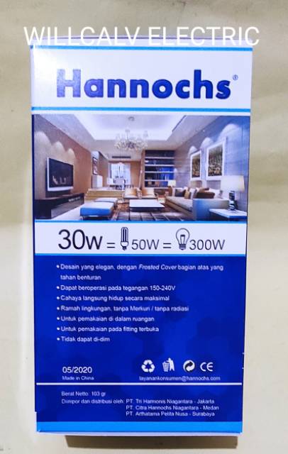 LAMPU LED HANNOCHS VARIO 30W 30WATT 30 W - LAMPU  HANNOCHS VARIO 30W 30WATT 30 W MODEL KAPSUL