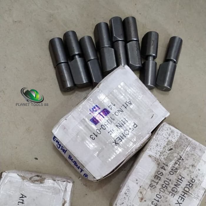 PLANET88- PROHEX engsel bubut 22mml pintu besi engsel pagar besi KUPING 1PC
