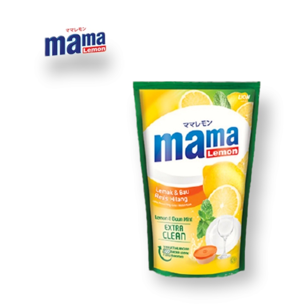 Mama Lemon Ekstrak Lemon &amp; Daun Mint Refill 780mL