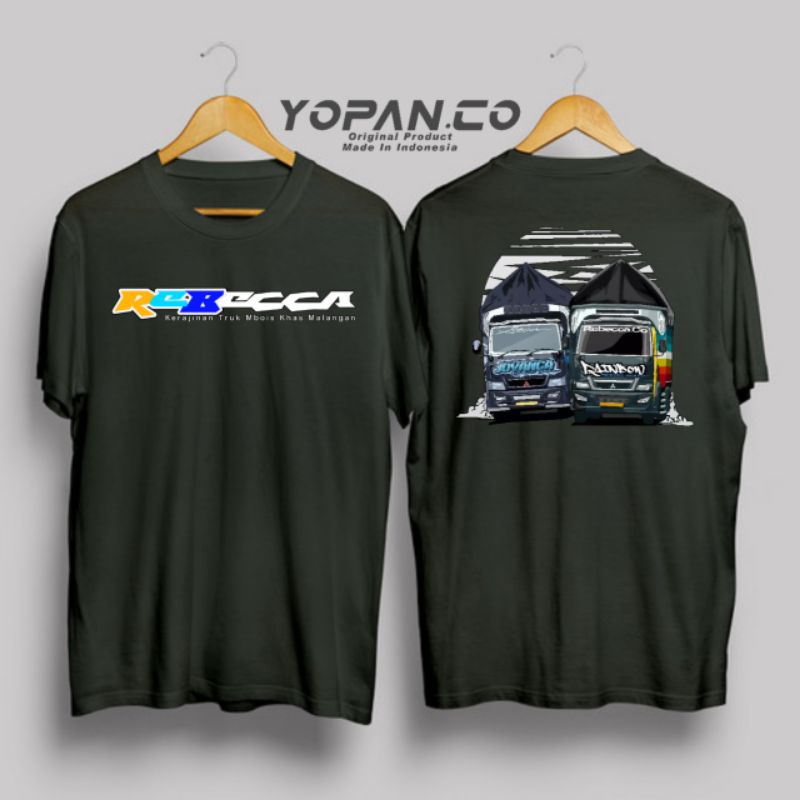 kaos truk Rebecca jovanca x rainbow