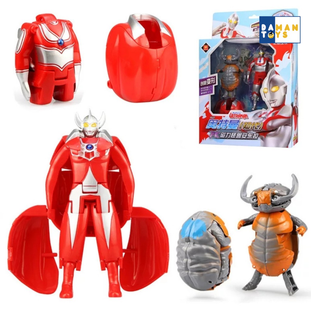 Mainan Anak Ultraman Original, Action Figure Ultraman, Ultraman Geed, Seven, Jack, Taro