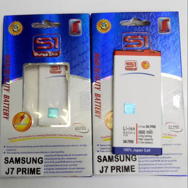 Baterai Samsung Double Power Super One Samsung J7 Prime / J4 Plus / J6 Plus / A7 2016