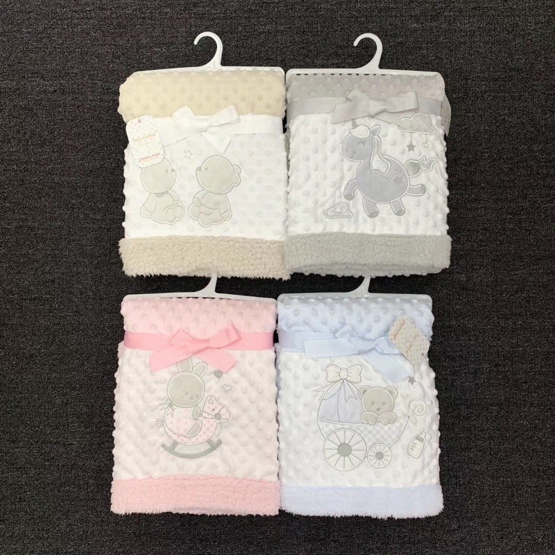 BABY K2 - BABY BLANKET MINKY / SELIMUT BABY MEREK SUNNOZY KODE 00037