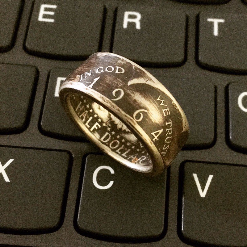 Cincin Koin Half Dollar JFK 1964