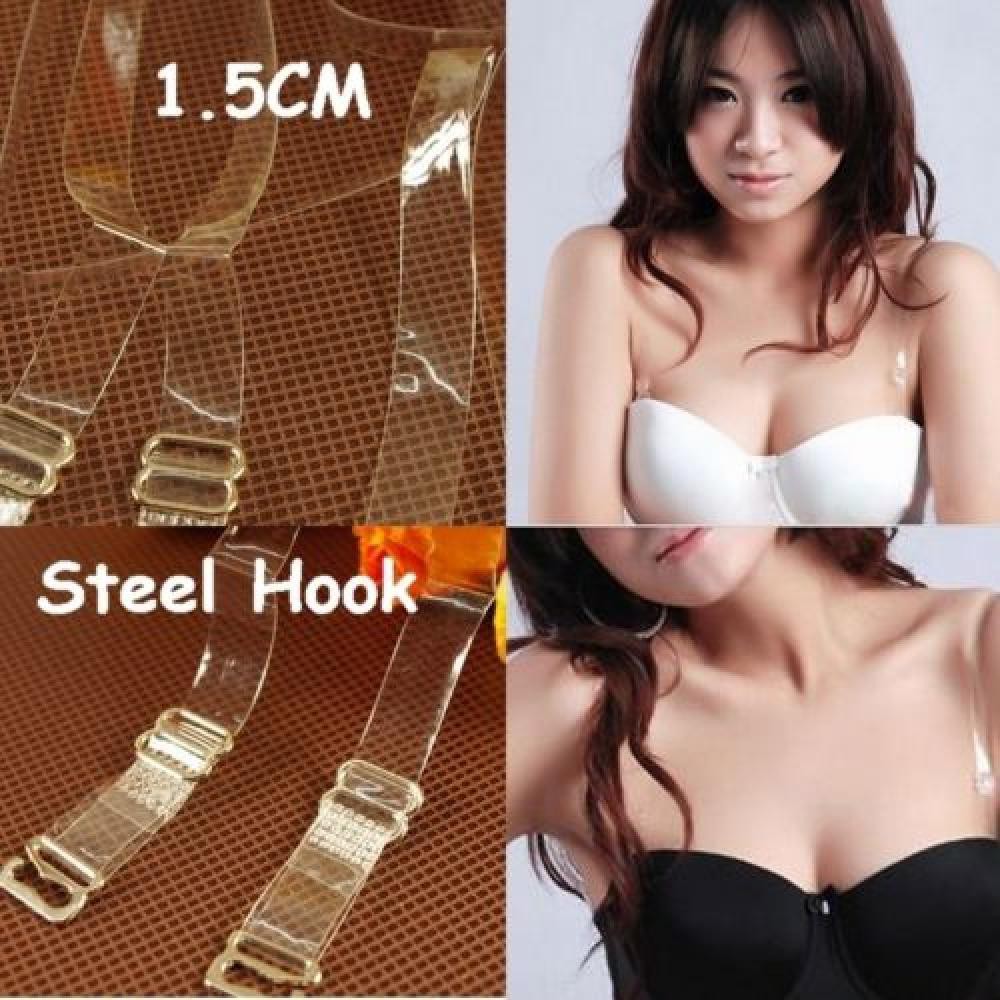 Strap Tali Bra Invisible Transparan Transparant untuk Wanita BH Straps