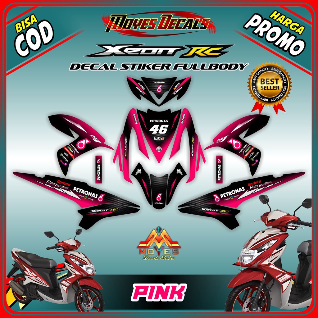 decal xeon rc stiker decal motor xeon rc decal xeon rc full body stiker motor yamaha xeon rc