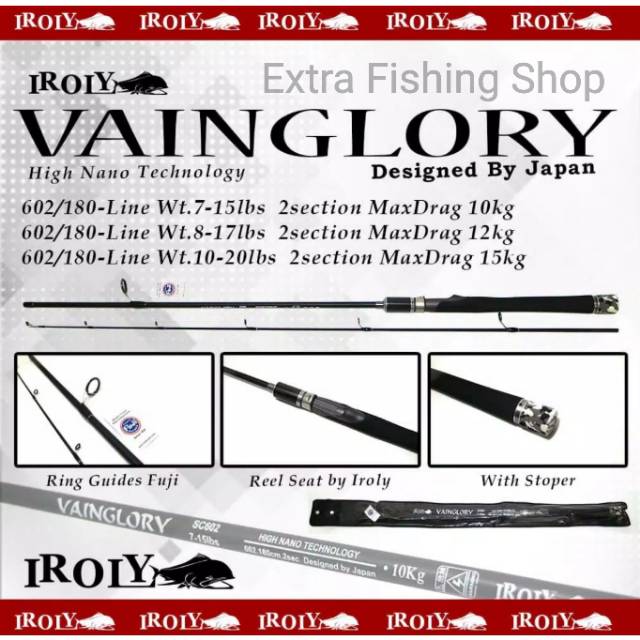 JORAN IROLY VAINGLORY 180CM FREE PACKING PARALON