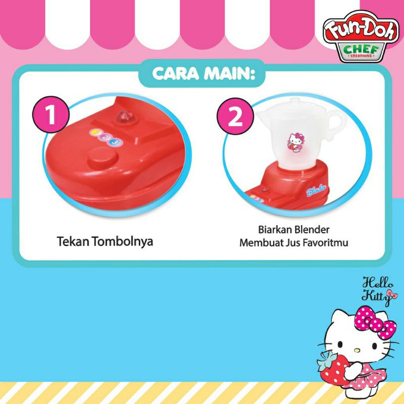 Fundoh Hello Kitty Blender - Mainan Anak - Mainan Edukasi