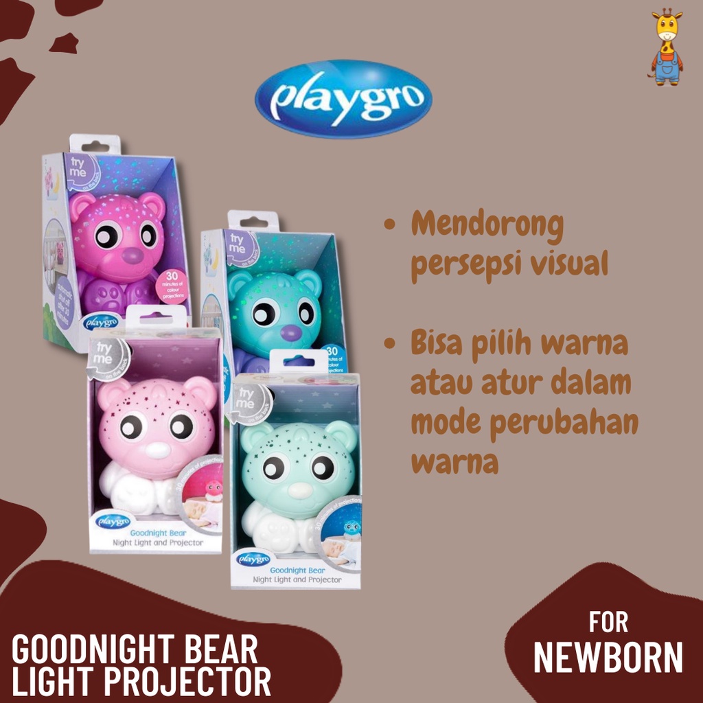 Playgro Goodnight Bear Light Projector