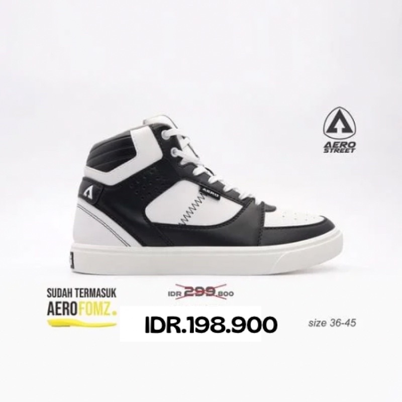 Sepatu Sneakers Casual Pria Wanita Aero Street Sepatu pria original keren Sepatu lokal