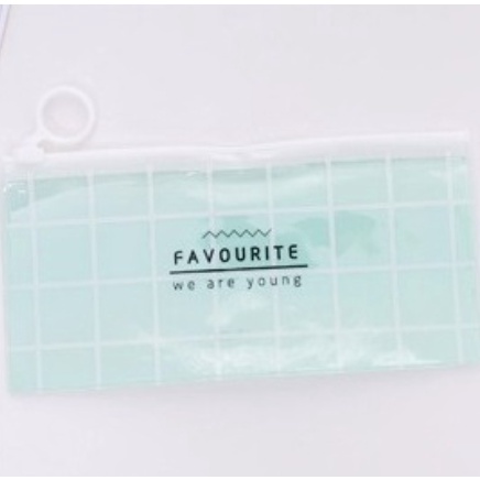 Cahaya Medan HL0074 Tempat Pensil Transparan Pouch Motif Lucu Serbaguna-Kode B