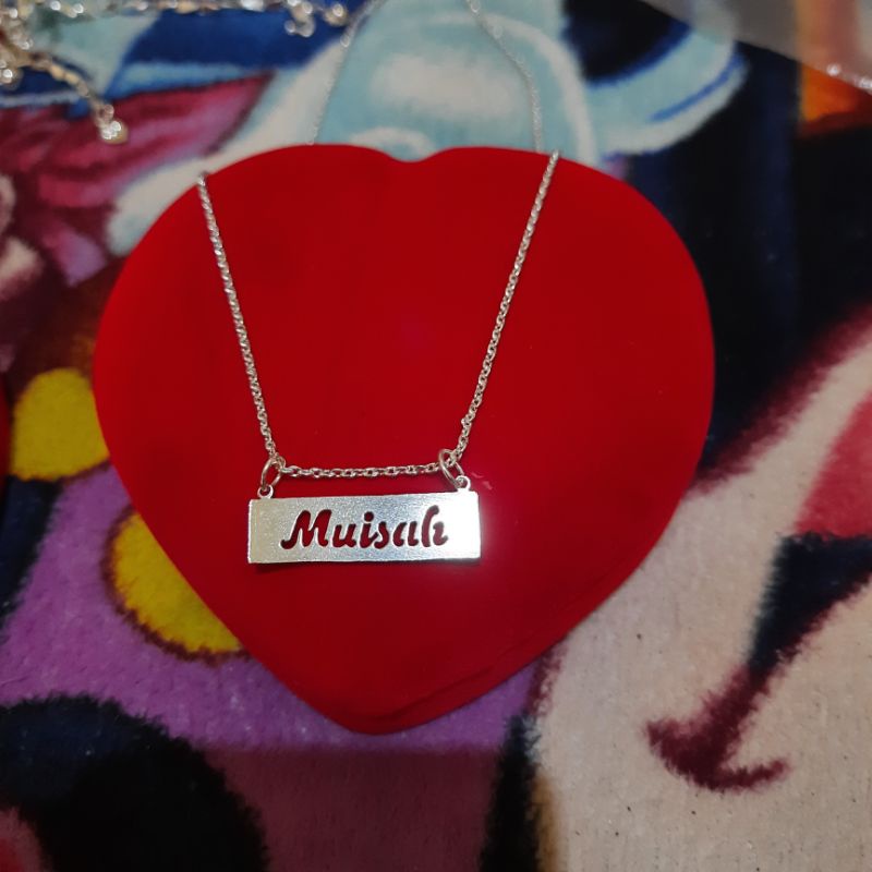 KALUNG NAMA PLAT PERAK ASLI