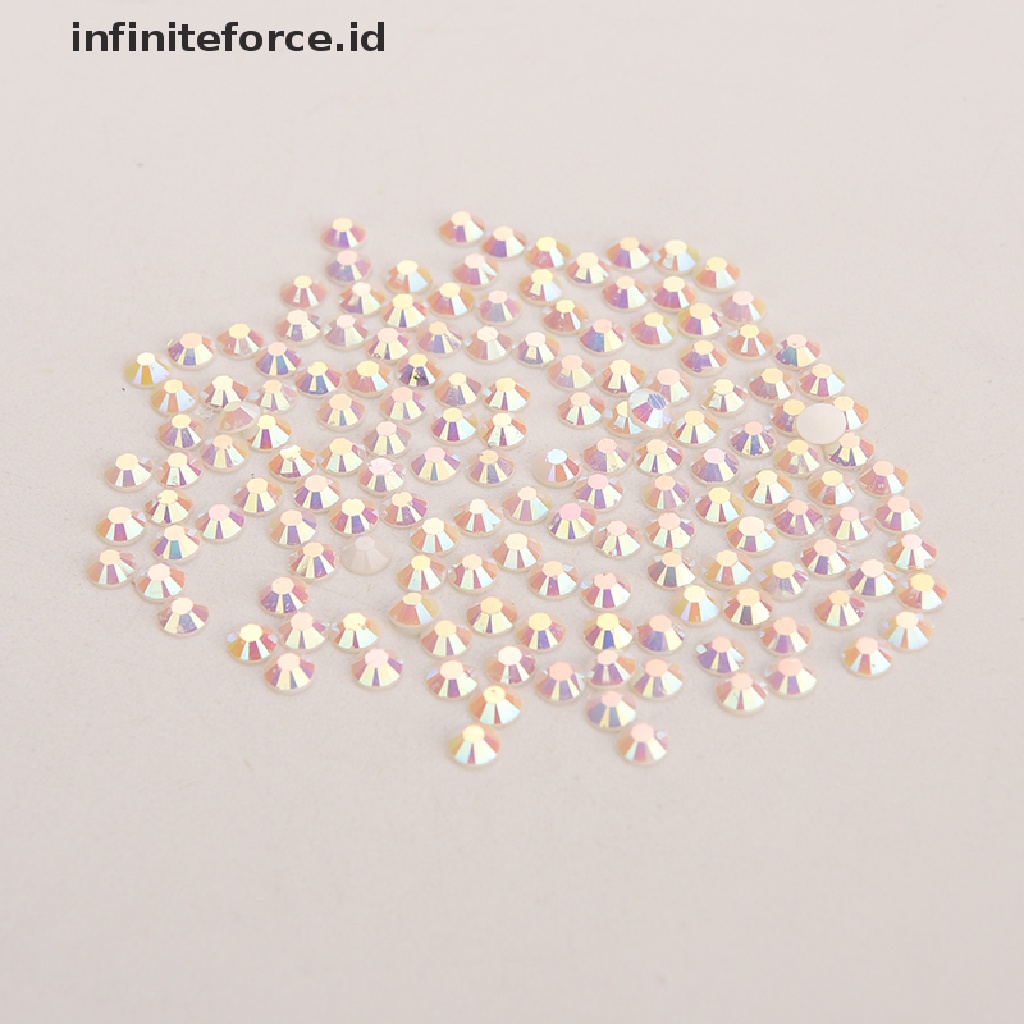 1000pcs / Lot Kristal Berlian Imitasi Ukuran 4mm Untuk Dekorasi Nail Art