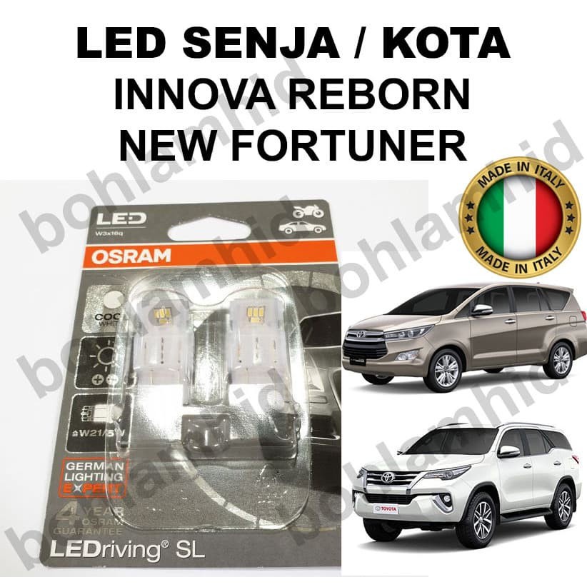 LED OSRAM Innova Reborn New Fortuner Lampu Senja Kota T20 W21/5W Italy