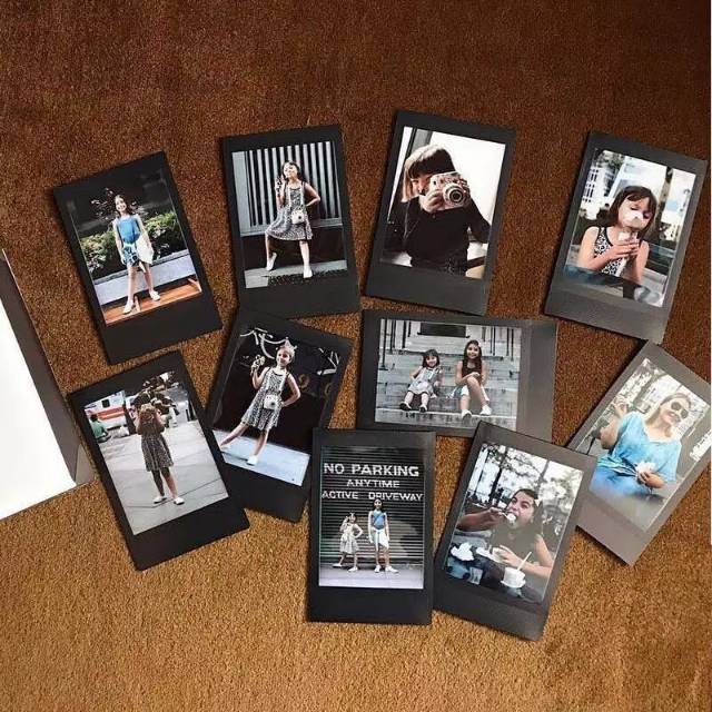 FOTO POLAROID 2R HITAM / WARNA RANDOM PROSES CEPAT