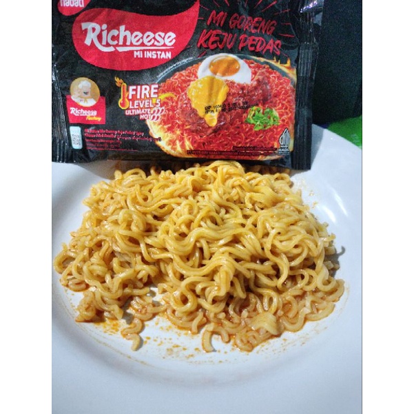 

Mie Richeese goreng level 5